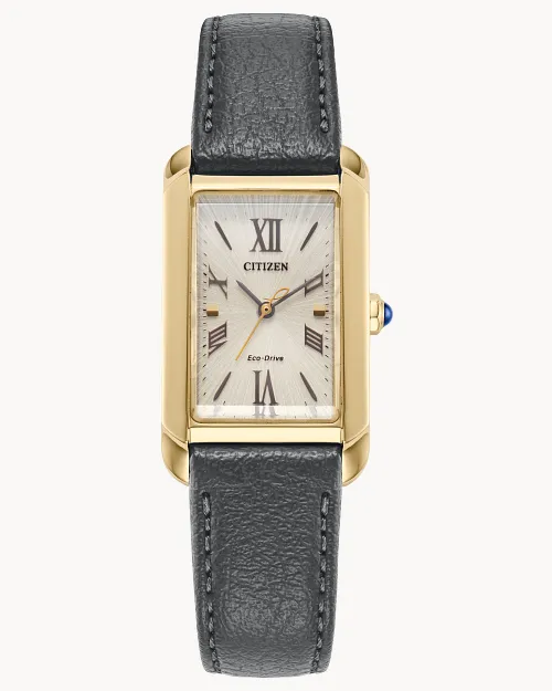 Citizen L Bianca Gold-Tone Dial Apple Leather Strap EW5622 Citizen L Bianca Gold-Tone Dial Apple Leather Strap EW5622